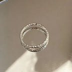 Bague ouverte épurée, argent massif 925 — vue 2
