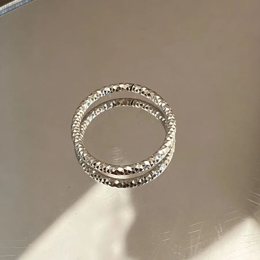 Bague ouverte épurée, argent massif 925 — vue 2