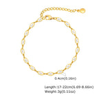 Bracelet à motif géométrique en cuivre doré — vue 11