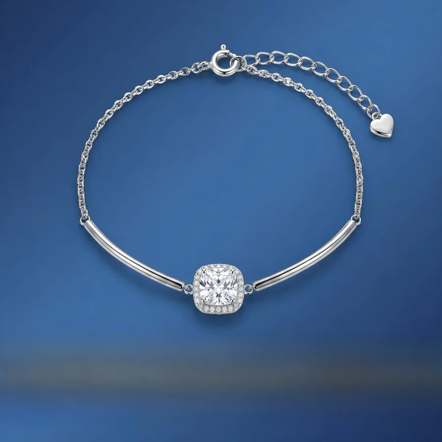 Bracelet flocon ciselé, argent massif 925 — vue 3