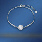 Bracelet flocon ciselé, argent massif 925 — vue 3