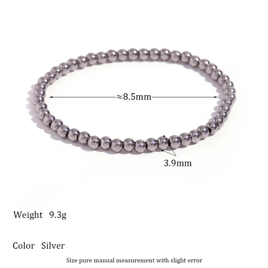 Bracelet de perles monté sur élastique — vue 7