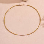 Collier de perles rondes à fermoir doré — vue 9