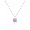 Collier à pendentif zircon, chaîne dorée — vue 6