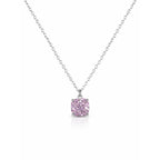 Collier à pendentif zircon, chaîne dorée — vue 6