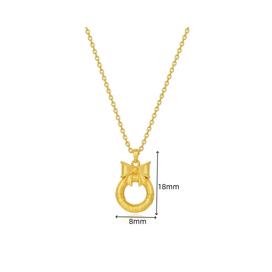 Collier nœud délicat, argent massif 925 — vue 7