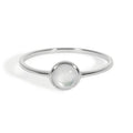 Bague à opale sur monture géométrique — vue 6