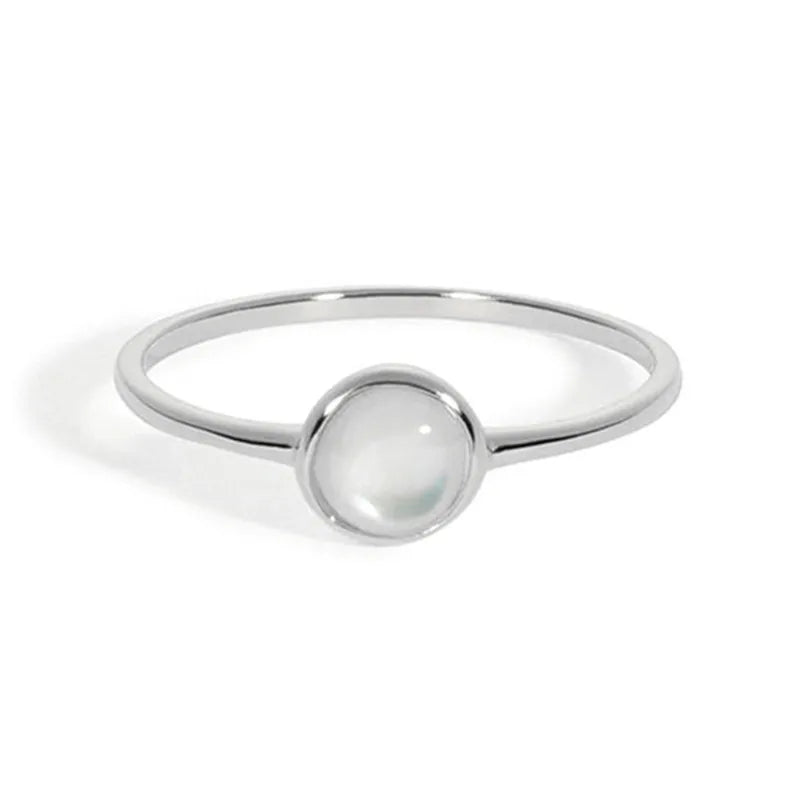 Bague à opale sur monture géométrique — vue 6