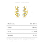 Puces d'oreilles géométriques, argent 925 — vue 8