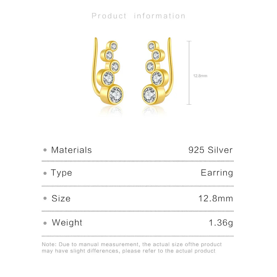 Puces d'oreilles géométriques, argent 925 — vue 8