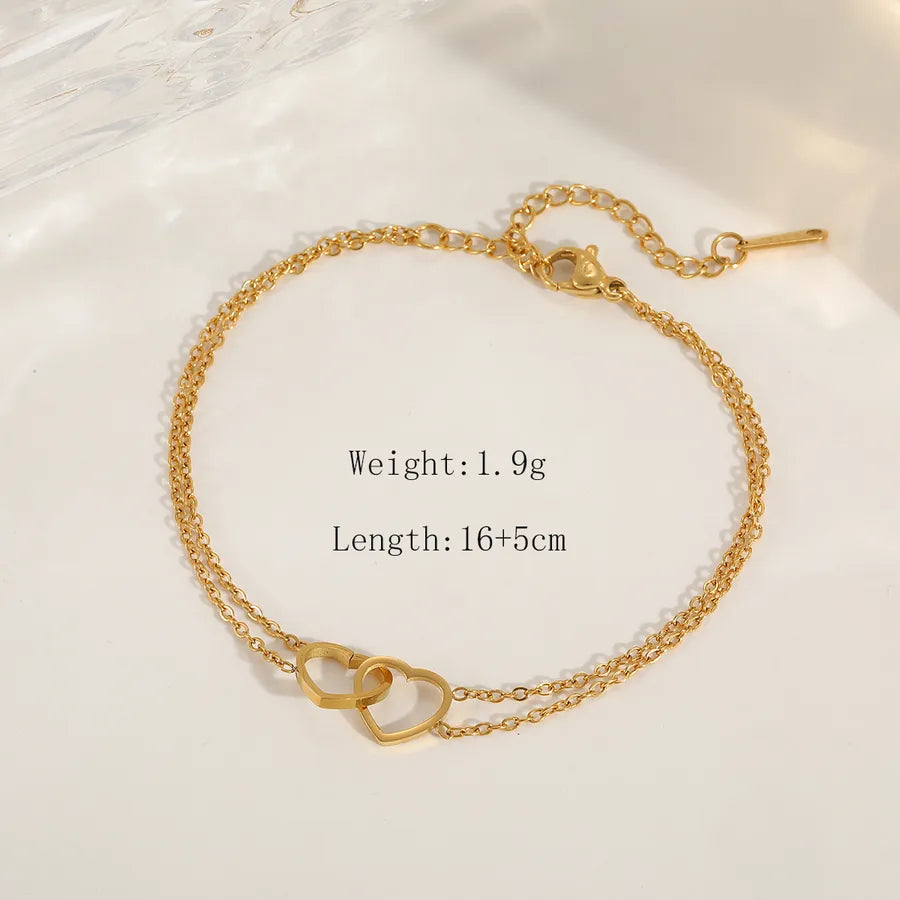 Collier cœur épuré sur chaîne fine — vue 5