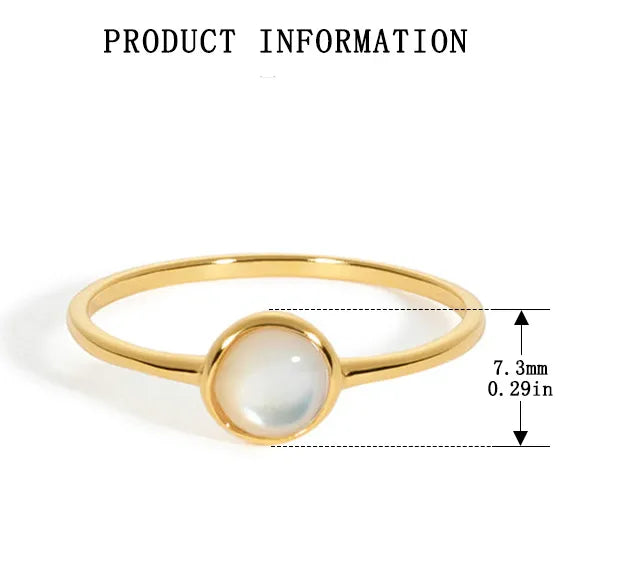 Bague à opale sur monture géométrique — vue 2