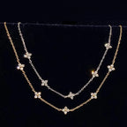 Bracelet cœur porte-bonheur, chaîne dorée — vue 7