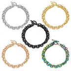 Bracelet maille ondulée à fermoir en T — vue 2