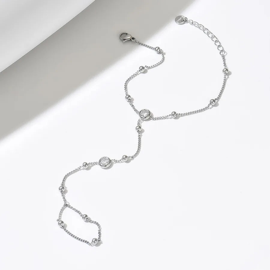 Bracelet à maillons géométriques désaxés — vue 6