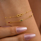Bracelet aux maillons irréguliers réglable — vue 5