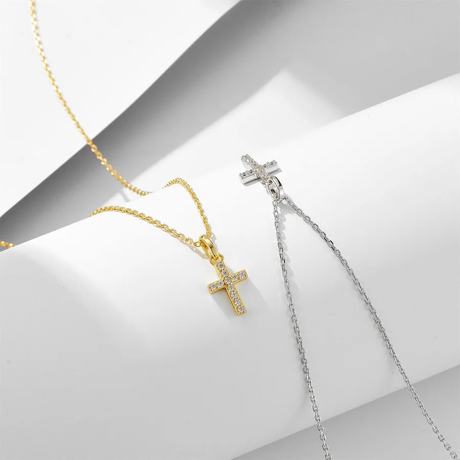 Collier à zircon unique, argent massif 925 — vue 6
