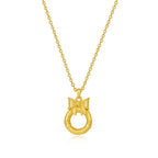 Collier nœud délicat, argent massif 925 — vue 5