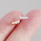 Boucles d'oreilles géométriques, argent 925 — vue 4