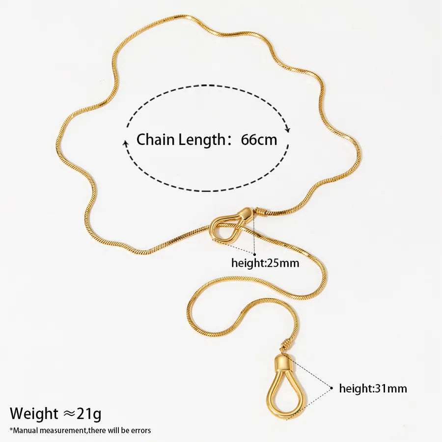 Collier à maillons assemblés à la main — vue 2