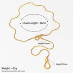Collier à maillons assemblés à la main — vue 2