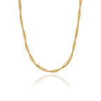 Collier pendentif serpent sur maille serpent — vue 3