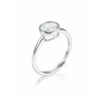 Bague moissanite ronde, modèle unisexe — vue 6