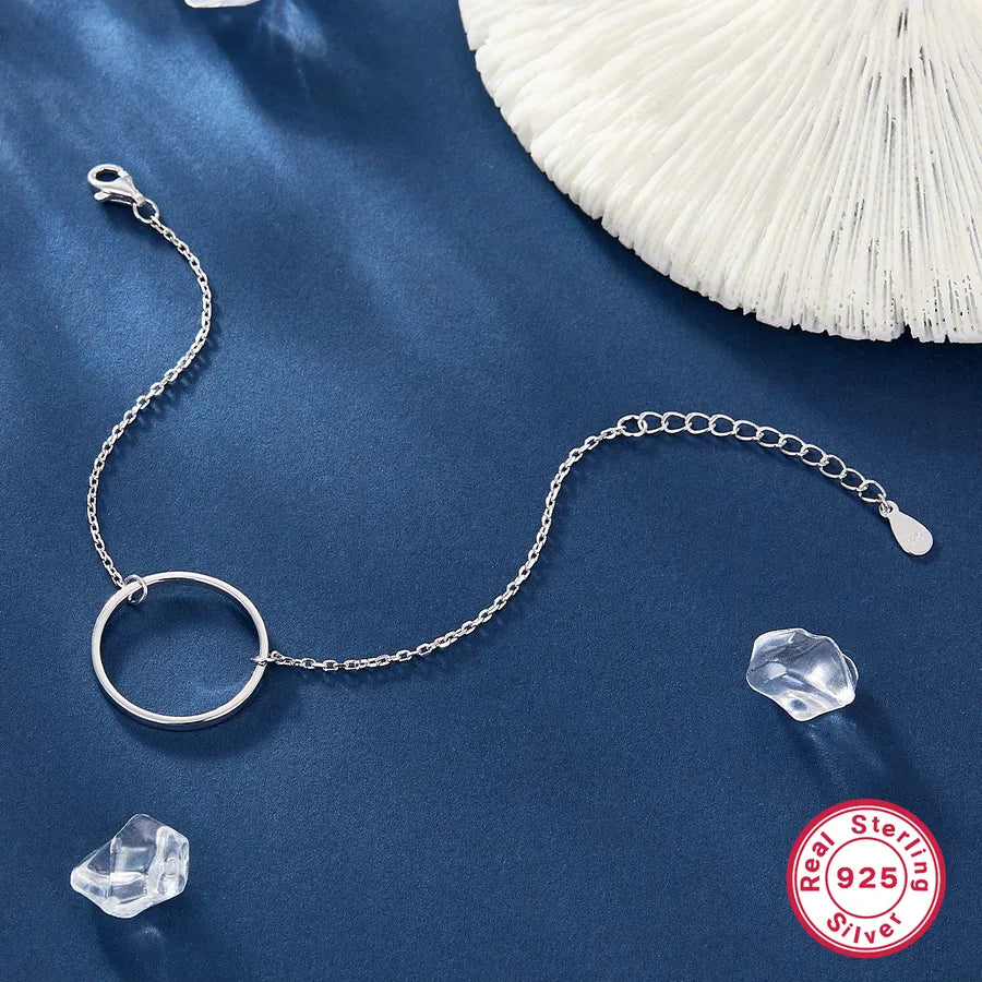 Bracelet maille souple, argent massif 925 — vue 5