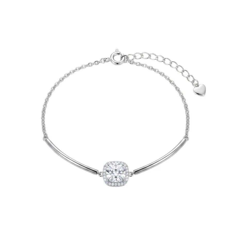 Bracelet flocon ciselé, argent massif 925 — vue 8