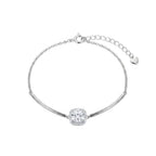 Bracelet flocon ciselé, argent massif 925 — vue 8