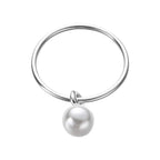 Bague ouverte à motif cœur, argent 925 — vue 3