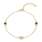 Bracelet chaîne très fine, argent massif 925 — vue 2