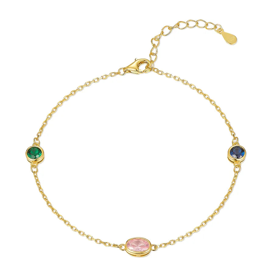 Bracelet chaîne très fine, argent massif 925 — vue 2