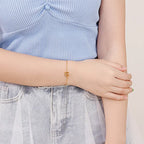 Bracelet initiale personnalisable A à Z — vue 2