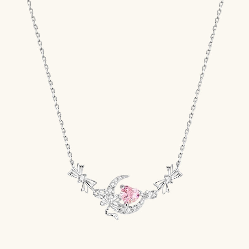 Collier cœur doré sur chaîne fine, acier inoxydable