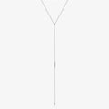 Collier à pendentif géométrique argenté — vue 8