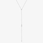 Collier à pendentif géométrique argenté — vue 8