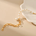 Bracelet à pendentifs goutte et perle — vue 3