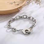 Bracelet à maillons géométriques articulés — vue 4